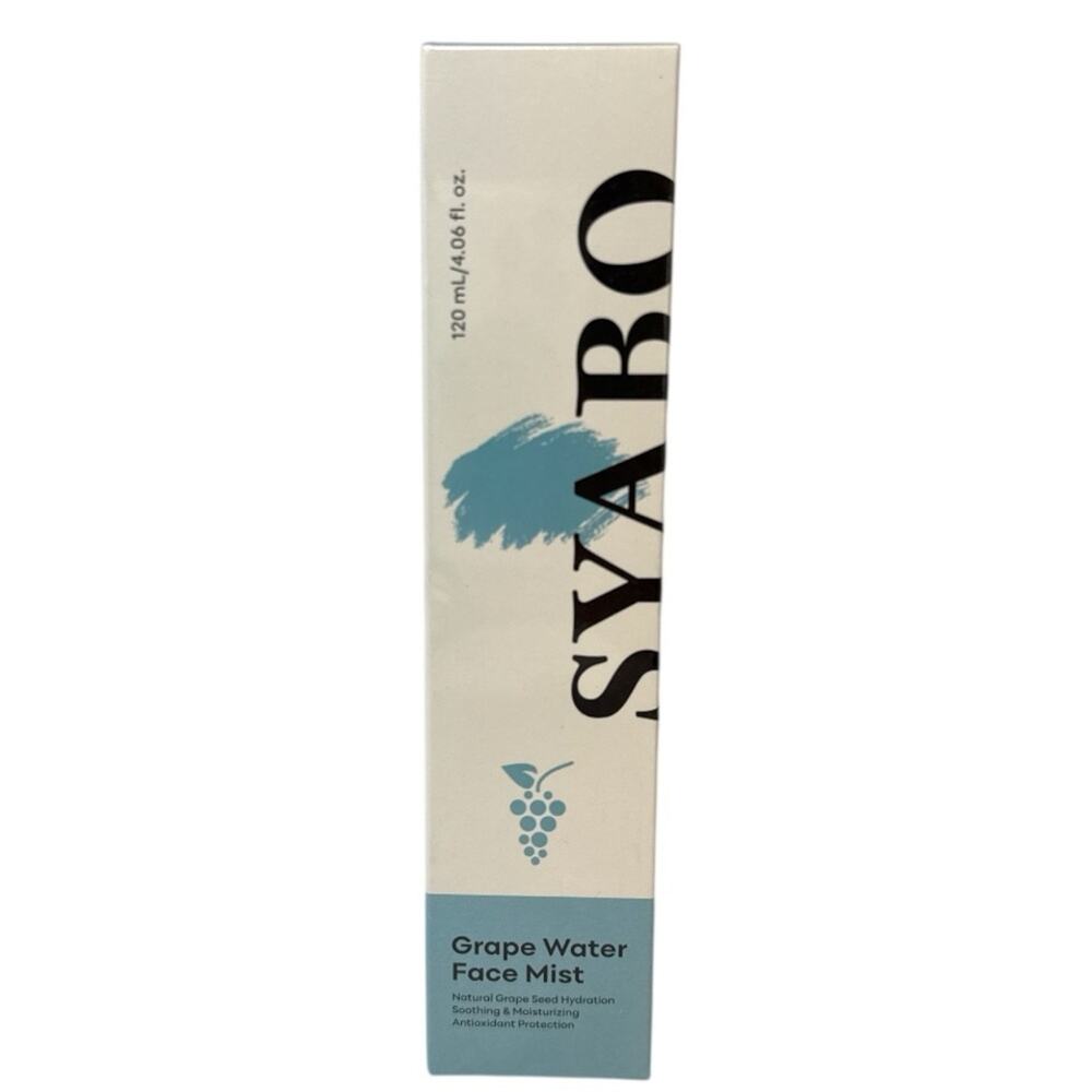 SYABO Grape Water Face Mist 120ml Hydrating Facial Spray New